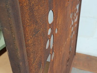 Roest design paravent buco | 100×200 cm - afbeelding 5 van  5