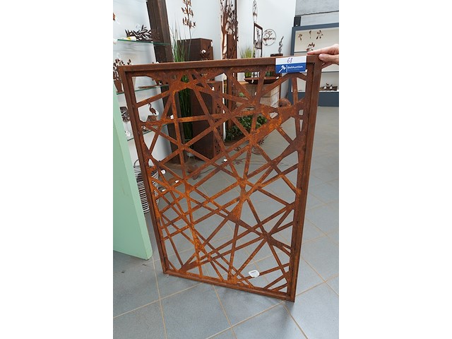 Roest design paravent cosmo | 80×120 cm - afbeelding 1 van  4