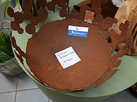 Roest design schaal bubbles | ø40 cm - afbeelding 1 van  4
