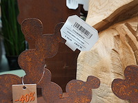 Roest design schaal bubbles | ø40 cm - afbeelding 4 van  4