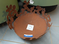 Roest design schaal bubbles | ø50 cm - afbeelding 1 van  2