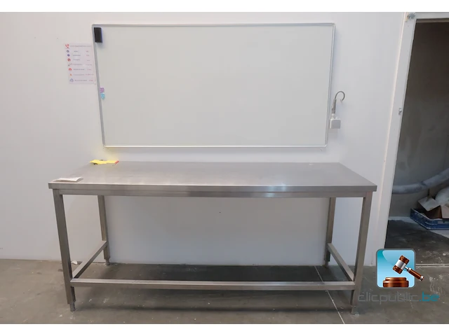Roestvrij stalen tafel - afbeelding 1 van  5