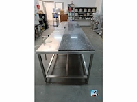 Roestvrij stalen werktafel
