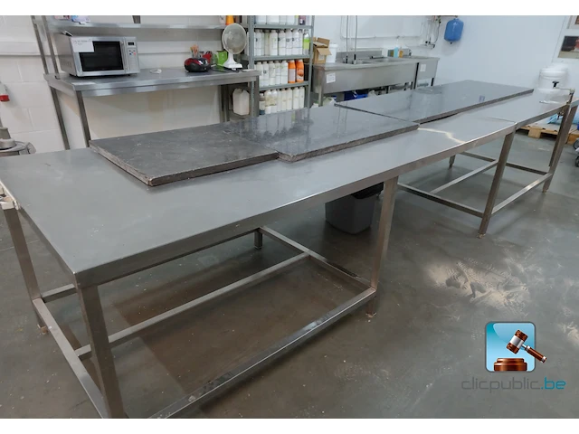 Roestvrij stalen werktafel - afbeelding 10 van  14