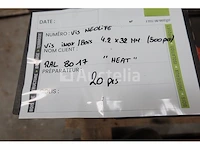 Roestvrijstalen bekledingsschroeven neolife heat -ral 8017 - afbeelding 2 van  3