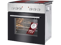 Roestvrijstalen ingebouwde oven met bomann ehbc7935-roestvrijstalen kookplaat - afbeelding 1 van  10