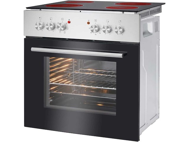 Roestvrijstalen ingebouwde oven met bomann ehbc7935-roestvrijstalen kookplaat - afbeelding 6 van  10