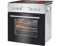 Roestvrijstalen ingebouwde oven met bomann ehbc7935-roestvrijstalen kookplaat - afbeelding 6 van  10
