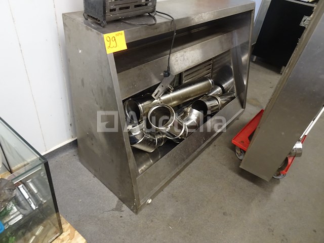 Roestvrijstalen kap - eco matroestvrij stalen incoe-motor - eco matmo roestvrij staal - hinoxt incorporated-motor (dimensio - afbeelding 4 van  7