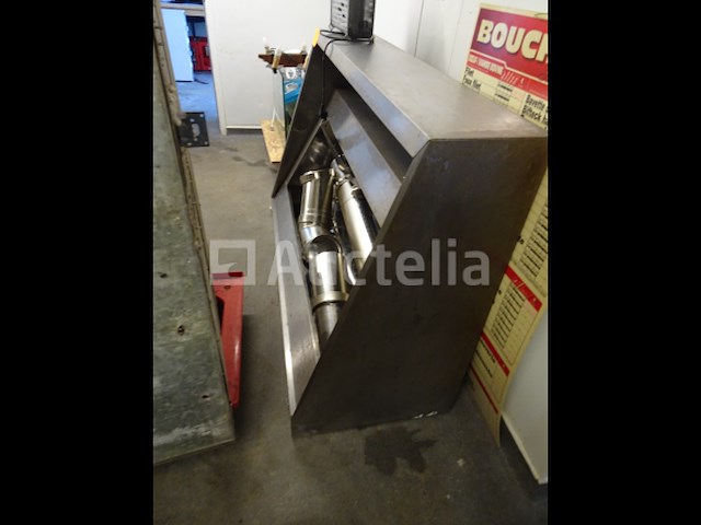 Roestvrijstalen kap - eco matroestvrij stalen incoe-motor - eco matmo roestvrij staal - hinoxt incorporated-motor (dimensio - afbeelding 5 van  7