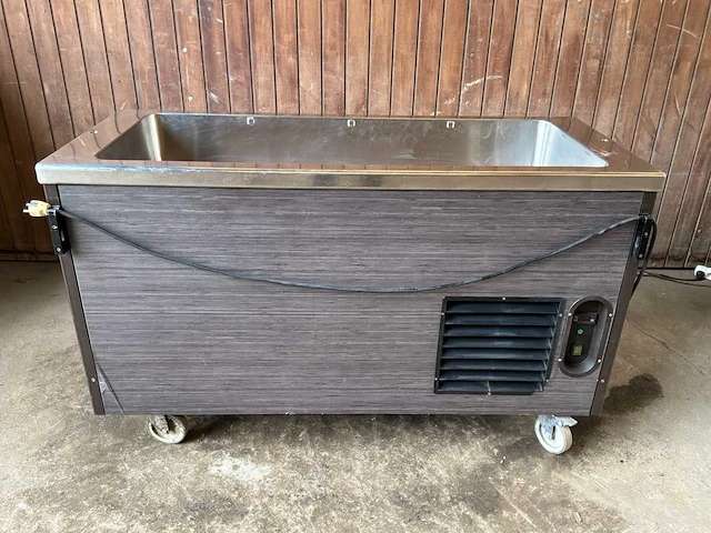 Roestvrijstalen mobiele koelcontainer met elektronische koelbesturing - afbeelding 2 van  5