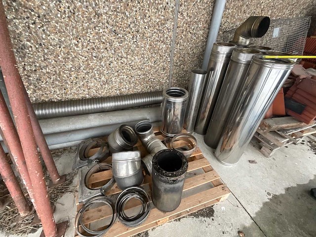 Roestvrijstalen open haarden dubbele wandhaarden - afbeelding 1 van  7