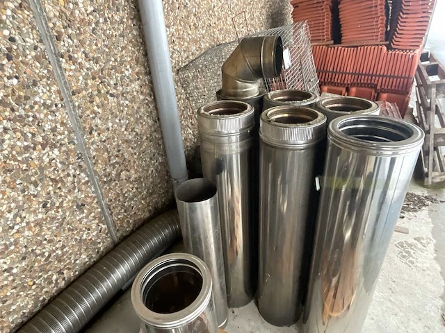 Roestvrijstalen open haarden dubbele wandhaarden - afbeelding 4 van  7