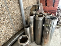 Roestvrijstalen open haarden dubbele wandhaarden - afbeelding 4 van  7