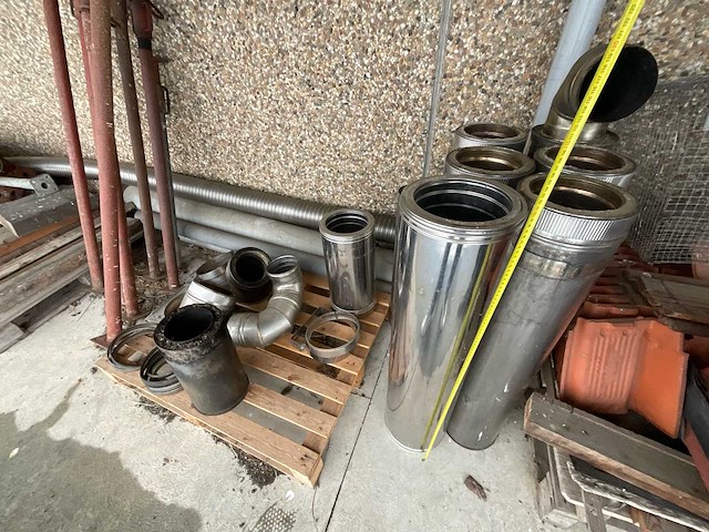 Roestvrijstalen open haarden dubbele wandhaarden - afbeelding 6 van  7