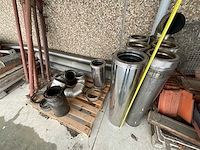 Roestvrijstalen open haarden dubbele wandhaarden - afbeelding 6 van  7