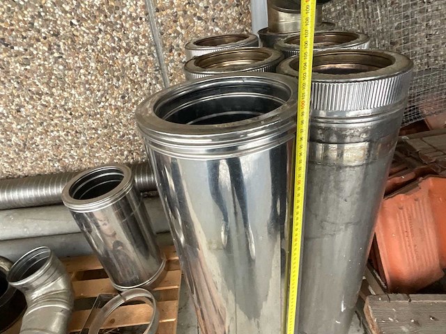 Roestvrijstalen open haarden dubbele wandhaarden - afbeelding 7 van  7