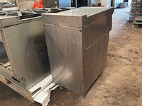 Roestvrijstalen serveertafel op wielen serveerwagen - afbeelding 6 van  6