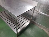 Roestvrijstalen tafel 1600x800x900 - afbeelding 4 van  5