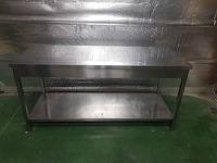 Roestvrijstalen tafel 1800x700x870