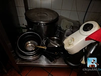 Roestvrijstalen tafel en serveertafel - afbeelding 4 van  6