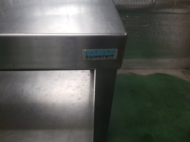 Roestvrijstalen tafel tournus 1600x700x860 - afbeelding 6 van  6