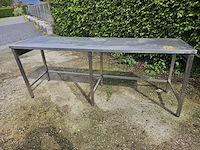 Roestvrijstalen tafel - afbeelding 1 van  4