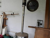 Roestvrijstalen terrasverwarmer op gas - afbeelding 1 van  3