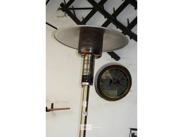 Roestvrijstalen terrasverwarmer op gas - afbeelding 2 van  3