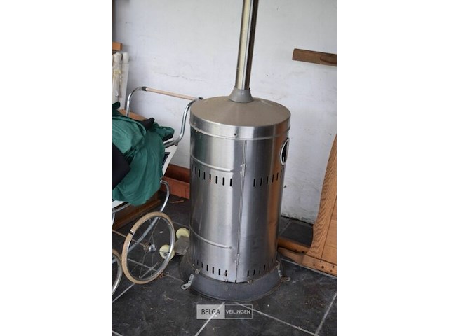 Roestvrijstalen terrasverwarmer op gas - afbeelding 3 van  3