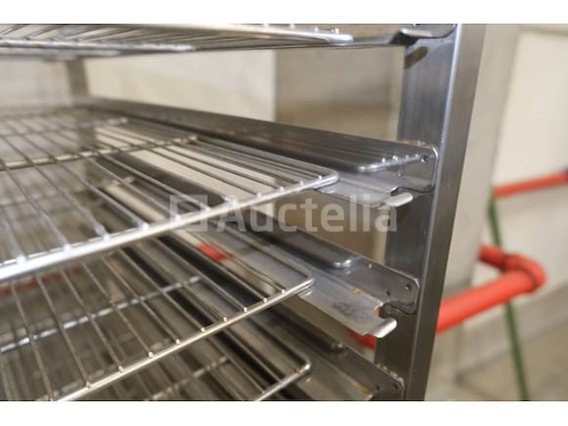 Roestvrijstalen trolley met trays - afbeelding 3 van  5