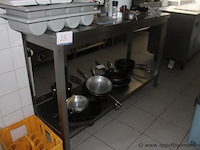Roestvrijstalen werktafel