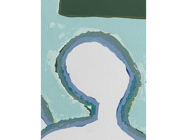 Roger raveel - aanschouwen - kleurenzeefdruk - afbeelding 2 van  11