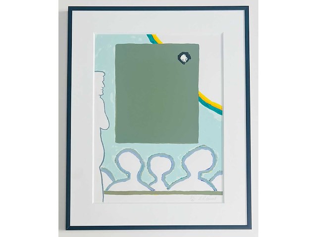 Roger raveel - aanschouwen - kleurenzeefdruk - afbeelding 6 van  11