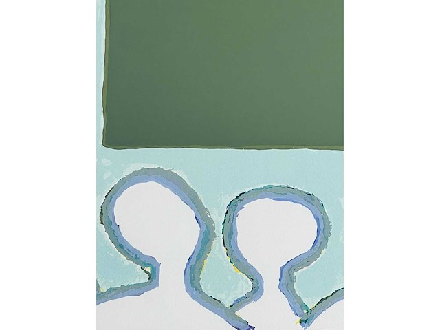 Roger raveel - aanschouwen - kleurenzeefdruk - afbeelding 8 van  11