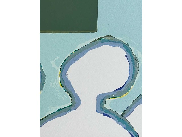 Roger raveel - aanschouwen - kleurenzeefdruk - afbeelding 10 van  11