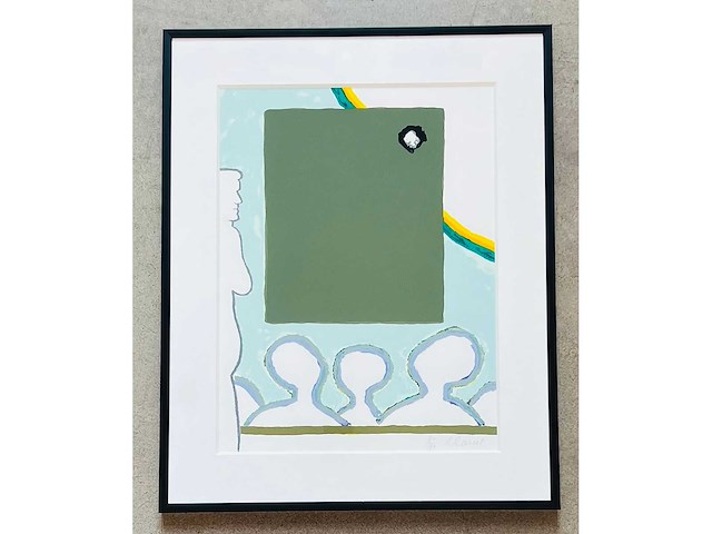 Roger raveel - aanschouwen - litho - afbeelding 5 van  11