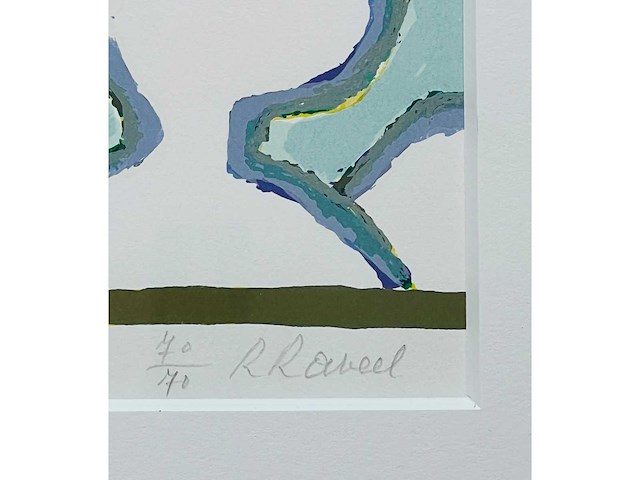 Roger raveel - aanschouwen - litho - afbeelding 9 van  11
