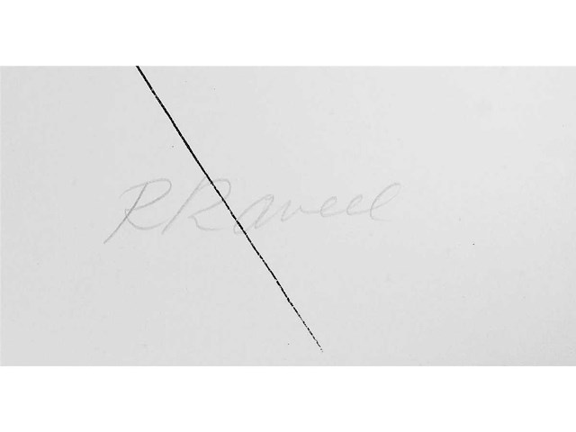 Roger raveel - alleen op de koer - litho - afbeelding 2 van  2