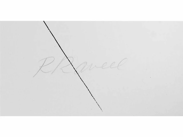 Roger raveel - alleen op de koer - litho - afbeelding 2 van  2