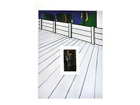 Roger raveel - alleen op de koer - offset - afbeelding 1 van  1