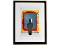 Roger raveel - bezinning bij de weerschijn in kleuren verzadigd - offset - afbeelding 1 van  3