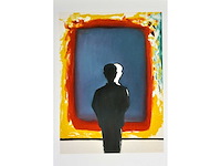 Roger raveel - bezinning bij de weerschijn in kleuren verzadigd - offset - afbeelding 2 van  3