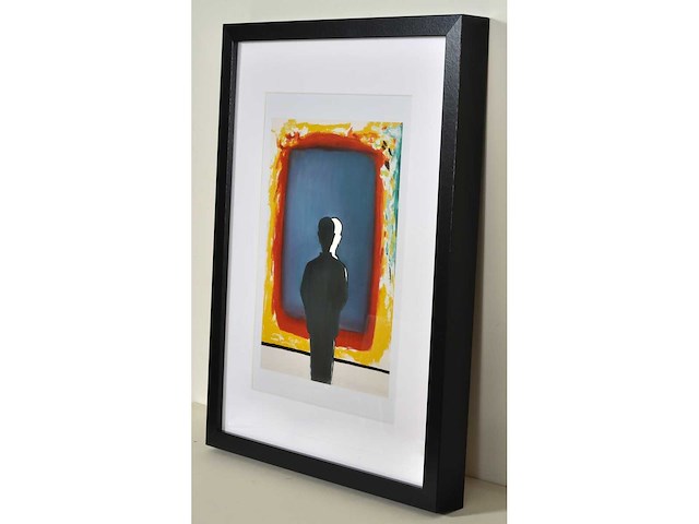 Roger raveel - bezinning bij de weerschijn in kleuren verzadigd - offset - afbeelding 3 van  3