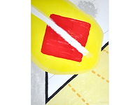 Roger raveel - de schilderijenoptocht - litho - afbeelding 1 van  8