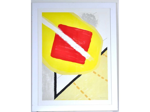 Roger raveel - de schilderijenoptocht - litho - afbeelding 2 van  8