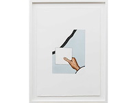 Roger raveel - een greep op de geestelijke geladenheid - kleurenets - afbeelding 1 van  2