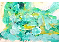 Roger raveel - een kosmische natuurervaring - potlood en acryl op papier - afbeelding 4 van  6