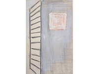 Roger raveel - een kosmische natuurervaring - potlood en acryl op papier - afbeelding 5 van  6