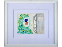 Roger raveel - een kosmische natuurervaring - potlood en acryl op papier - afbeelding 6 van  6